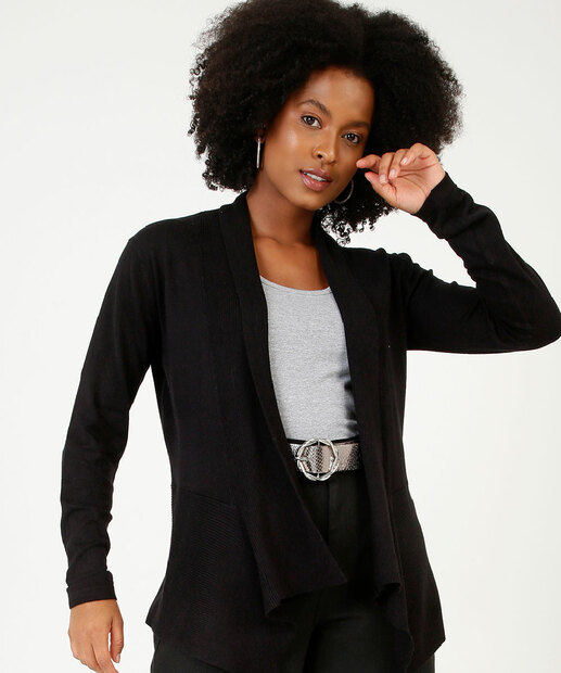 Cardigan Feminino Assimétrico Marisa