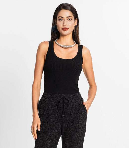 Regata Feminina Tricot Endless Preto