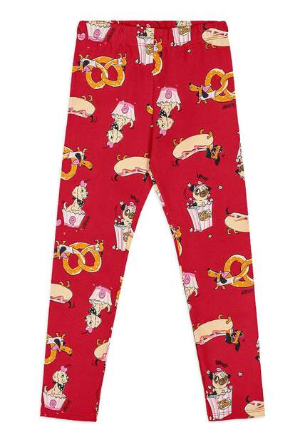 Conjunto Dog's Food Blusão Legging Quimby Azul