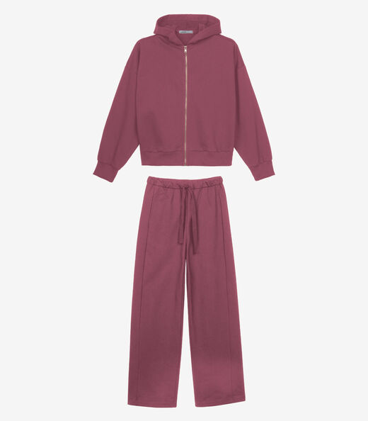 Image_Conjunto Jaqueta Com Capuz E Calça Endless Vermelho