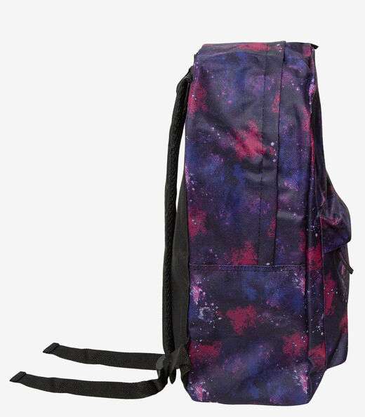 Mochila Escolar Estampada Yins Preto