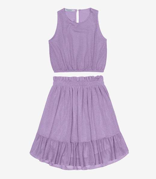 Conjunto Regata Com Saia Screen Shiny Trick Nick Roxo
