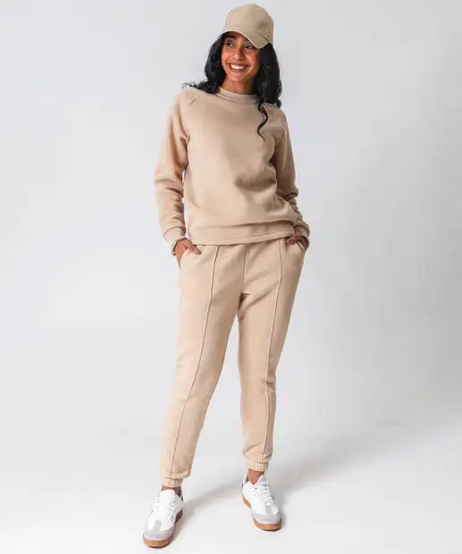 Image_Calça Moletom Feminina Frizo Marisa Bege