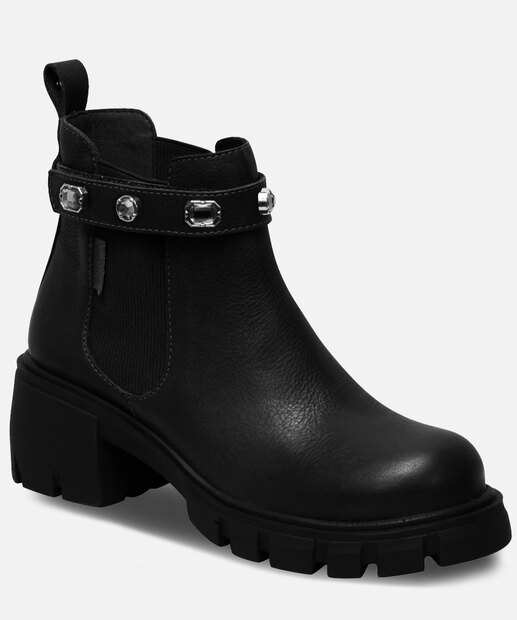 Bota Feminina Tratorada Pedraria Bottero 