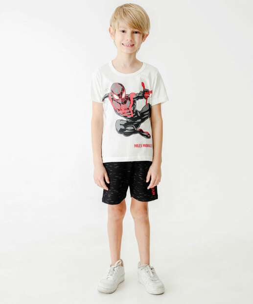 Camiseta Infantil Homem Aranha Marvel Tam 4 a 10
