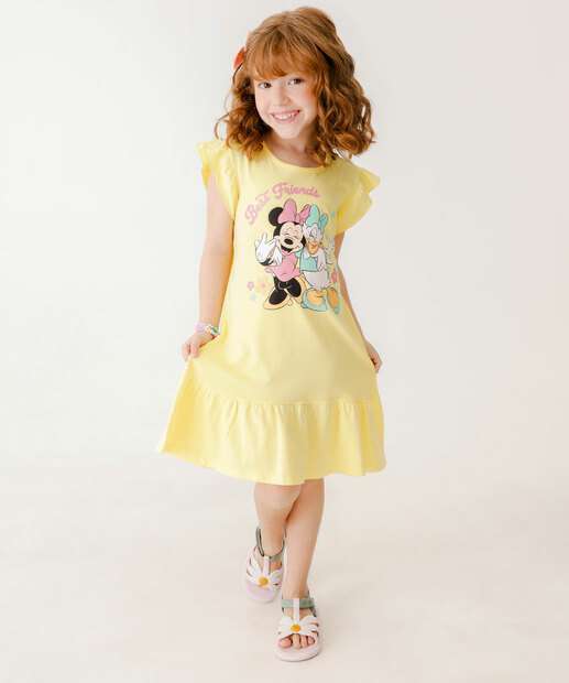 Image_Vestido Infantil Minnie E Margarida Disney Tam 4 a 10