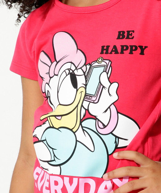 Camiseta Infantil Margarida Disney Tam 4 a 10