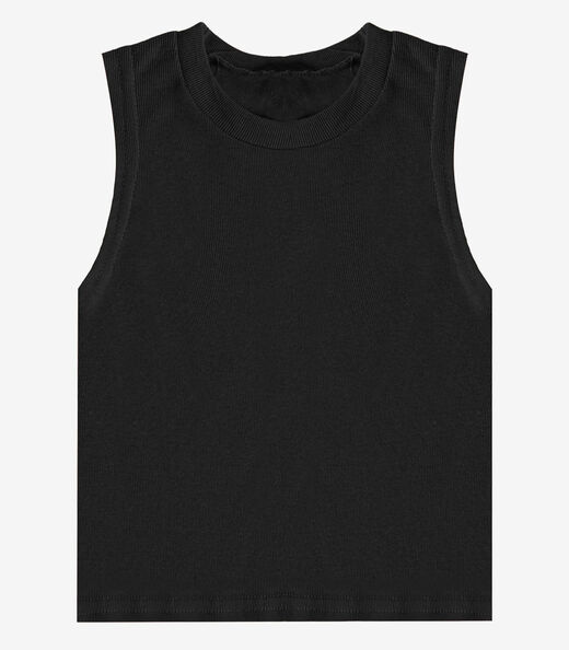 Regata Básica Infantil Lisa Soletex Preto