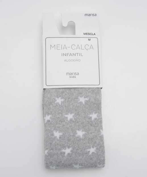 Meia Calça Infantil Estrelas Marisa