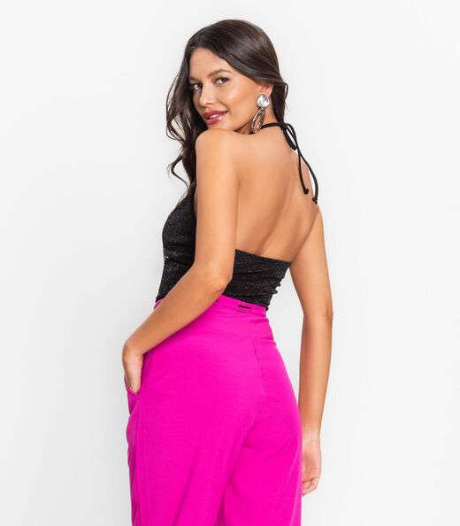 Top Feminino De Alça Endless Preto