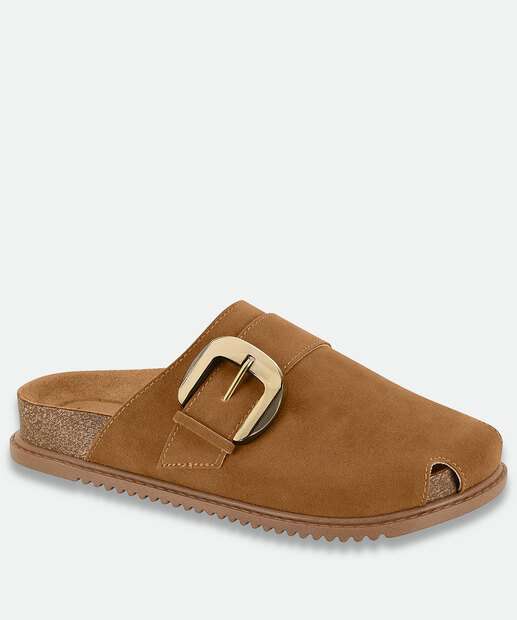 Image_Mule Feminino Fivela Bico Redondo Beira Rio Marrom
