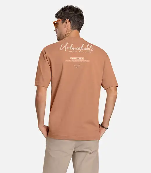 Camiseta Masculina Diametro Marrom