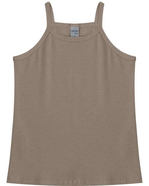 Blusa Feminina Infantil Infinita Cor Bege