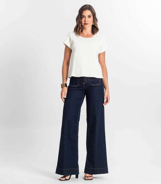 Blusa Feminina Básica Select Bege