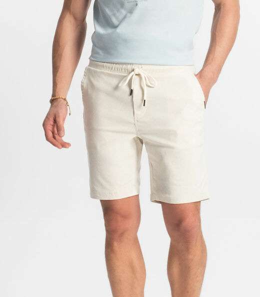 Bermuda Masculina Bengaline Diametro Bege