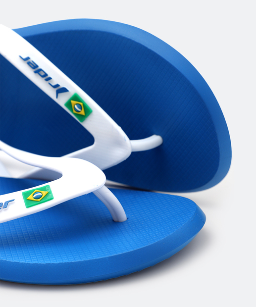 Chinelo Masculino Brasil Rider Azul