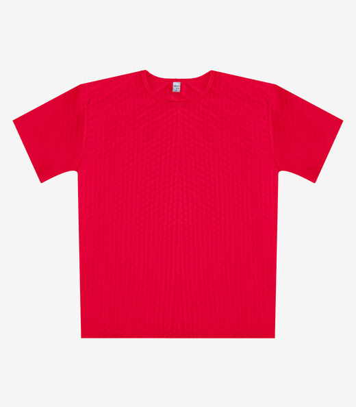 Camiseta Feminina Básica Piume Malha Infinita Cor Vermelho