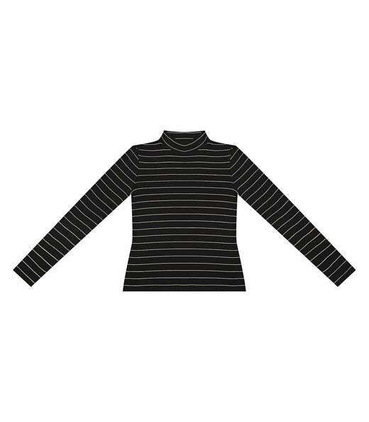 Blusa Manga Longa Feminina Rovitex Preto