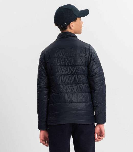 Jaqueta Puffer Juvenil Masculina Minty Azul