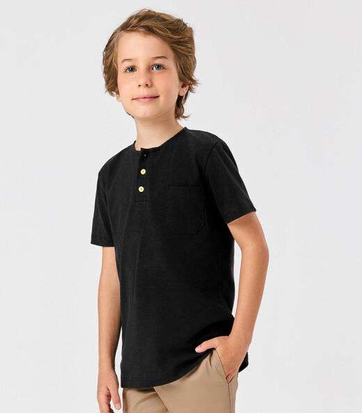 Conjunto Infantil Camiseta Com Bermuda Trick Nick Preto