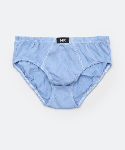 Kit 5 Cuecas Infantil Slip Lisa Marisa Tam 2 a 12 Azul