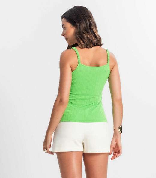 Blusa Feminina De Alça Seletc Verde