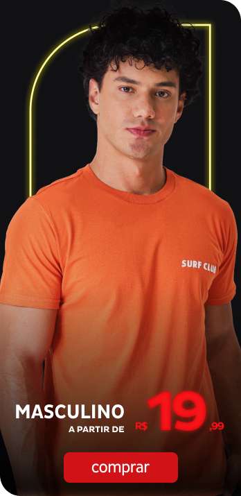 Masculino a partir de R$19,99