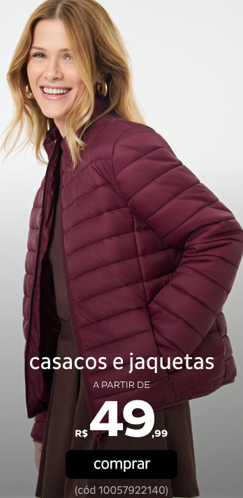 Alerta Rosa Casacos e Jaquetas a partir de R$49,99 Alerta Rosa Casacos e Jaquetas a partir de R$49,99