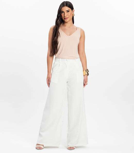 Regata Alça Franzida Feminino Rovitex Rosa