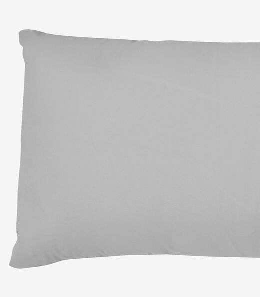Fronha Microfibra Body Pillow La dotta Cinza