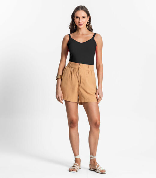 Blusa de Alça Feminina Select Preto