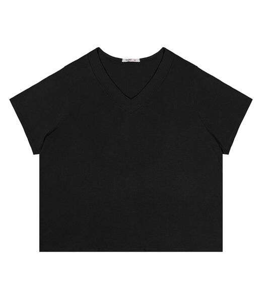 Blusa Feminina Plus Size Secret Glam Preto