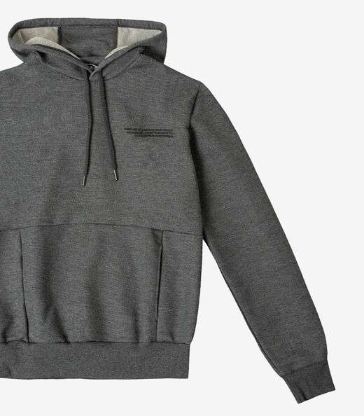 Blusão com Capuz Masculino Minty Cinza