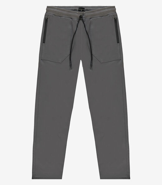 Calça Masculina Moletom Felpado Diametro Cinza