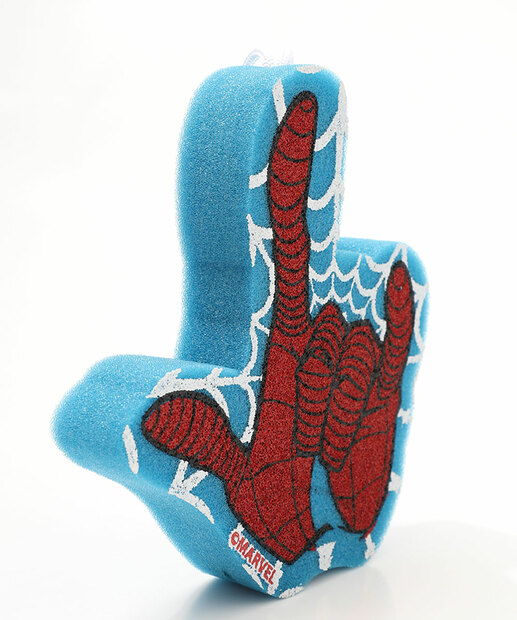 Esponja de Banho Homem Aranha Marvel Azul