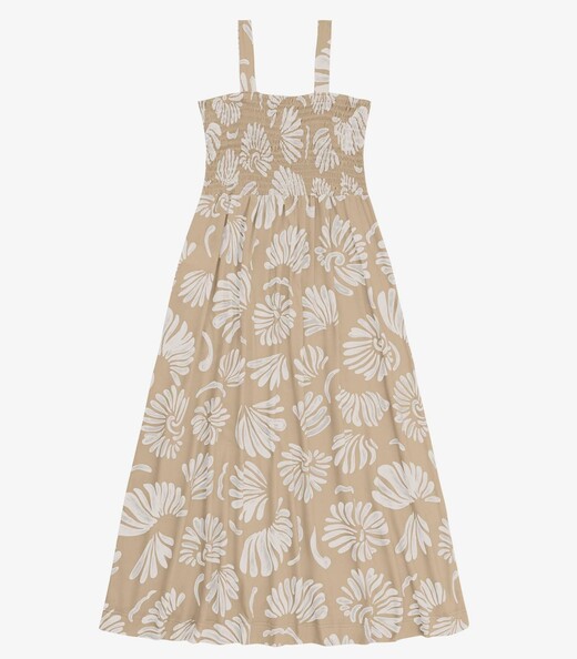 Image_Vestido Midi Feminino Meia Malha Estampado Rovitex Marrom