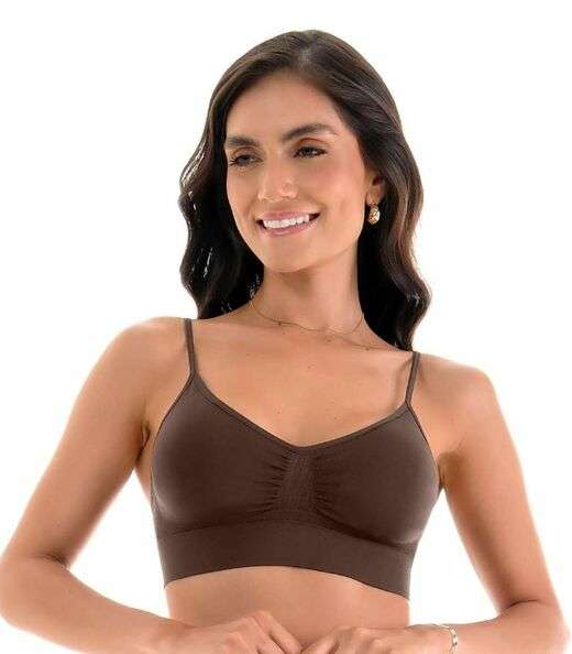 Image_Sutiã Top com Bojo Removível Zee Rucci Marrom