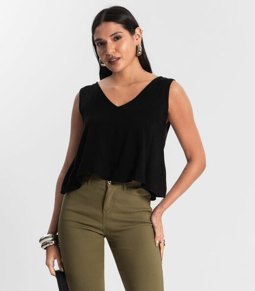 Image_Regata Feminina de Viscose Rovitex Preto