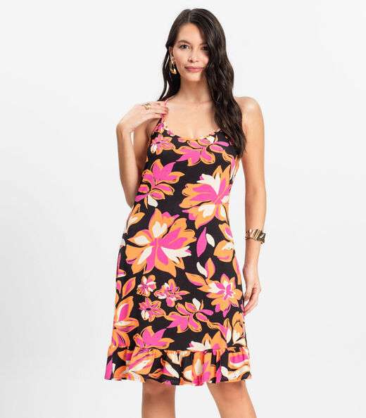 Image_Vestido Feminino Estampado Select Rosa