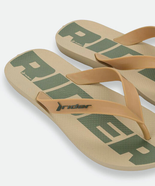 Chinelo Masculino Feel Urban Rider Bege