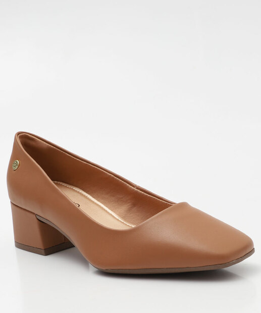 Image_Scarpin Feminino Salto Grosso Via Uno Marrom