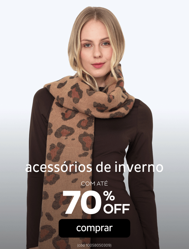 Acessórios de Inverno por até 70% OFF