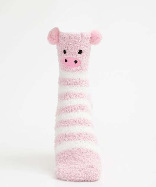 Meia Cano Médio Feminina Chenille Listrada Marisa