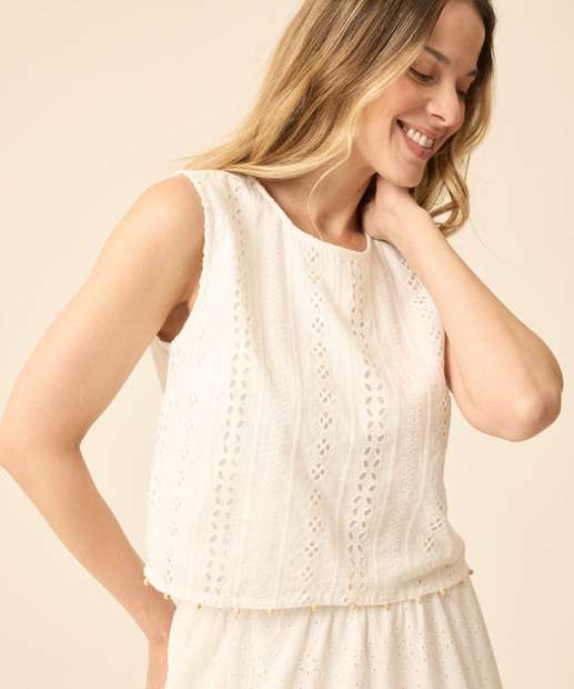 Blusa Regata Feminina Laise Marisa