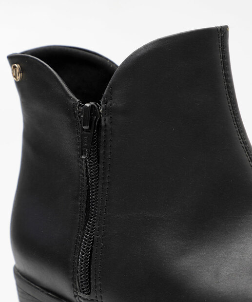 Bota Feminina Cano Curto Country Via Uno Preto