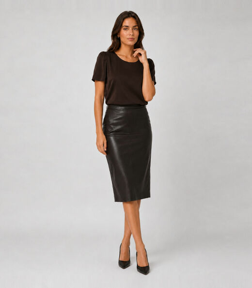 Blusa Feminina Em Malha Langui Infinita Cor Preto