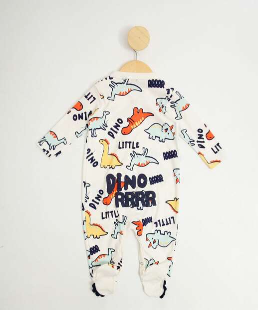Macacão Infantil Bebê Dino Marisa Tam 0 a 12 Meses