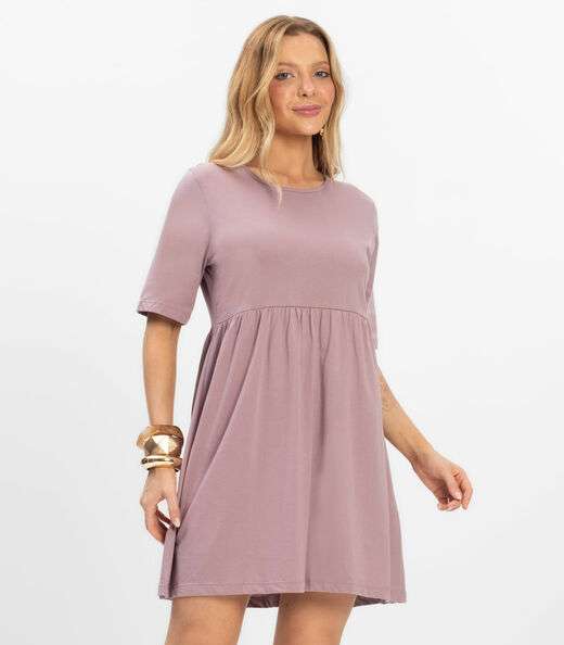 Vestido Feminino Liso Select Roxo