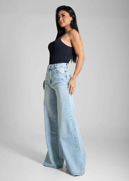 Calça Jeans Sawary Super Wide Leg - 281940