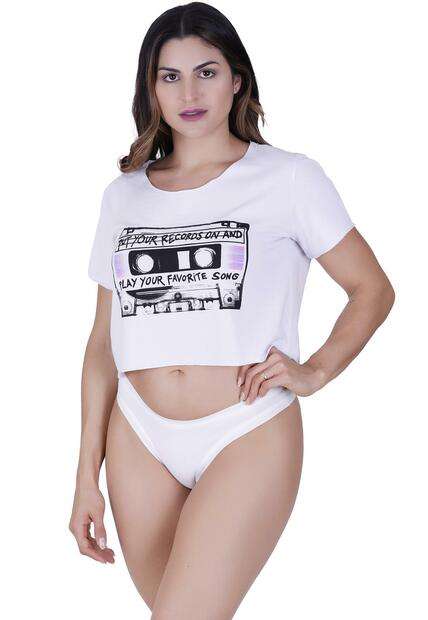 Calcinha Light Algodão Concept Lingerie Branco